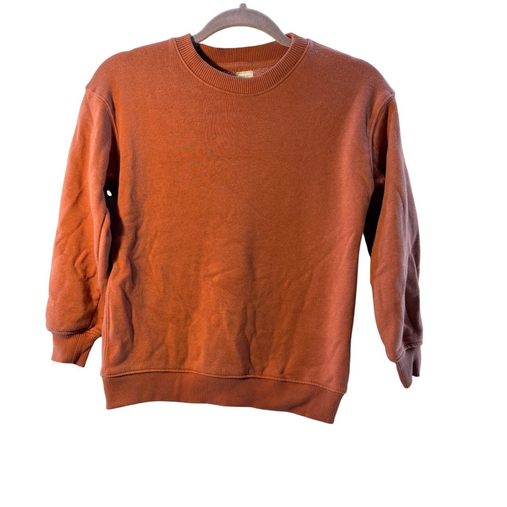 Modish Rebel Youth Orange Crewneck Sweatshirt‎ Size S M Cotton Polyester Kids